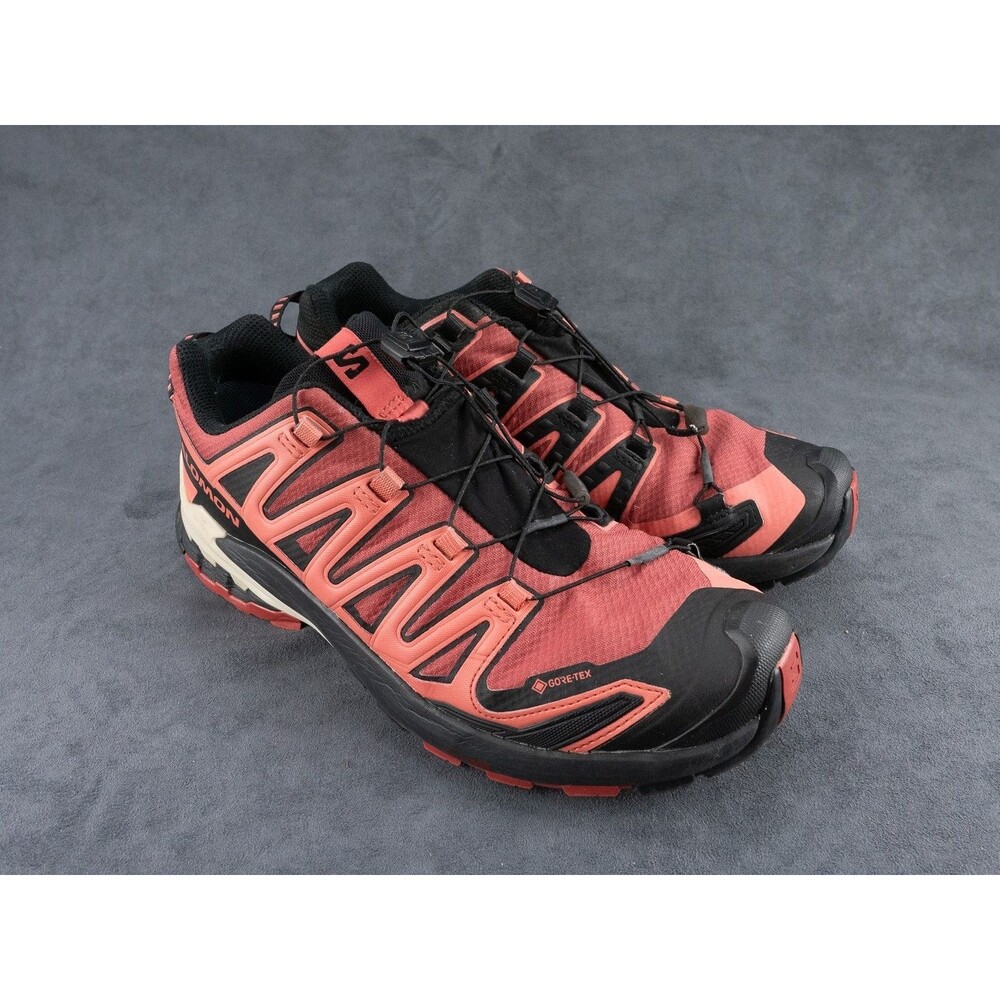 Salomon XA Pro 3D Trail Running Shoes Womens 9.5 Salmon Black Waterproof 472709